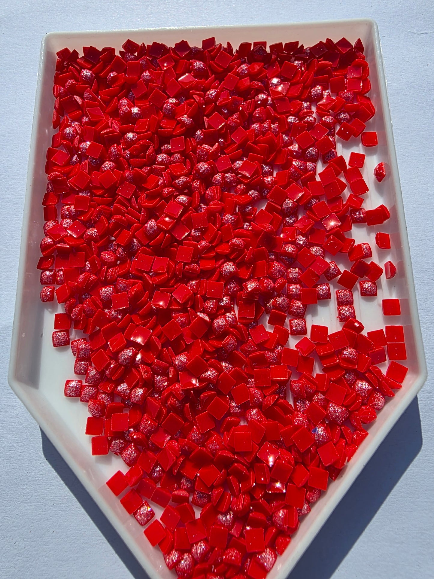 Square Fairy Dust Drills by Silaba Crafts, vibrant colorful drill bits used for crafting and decorative projects.
