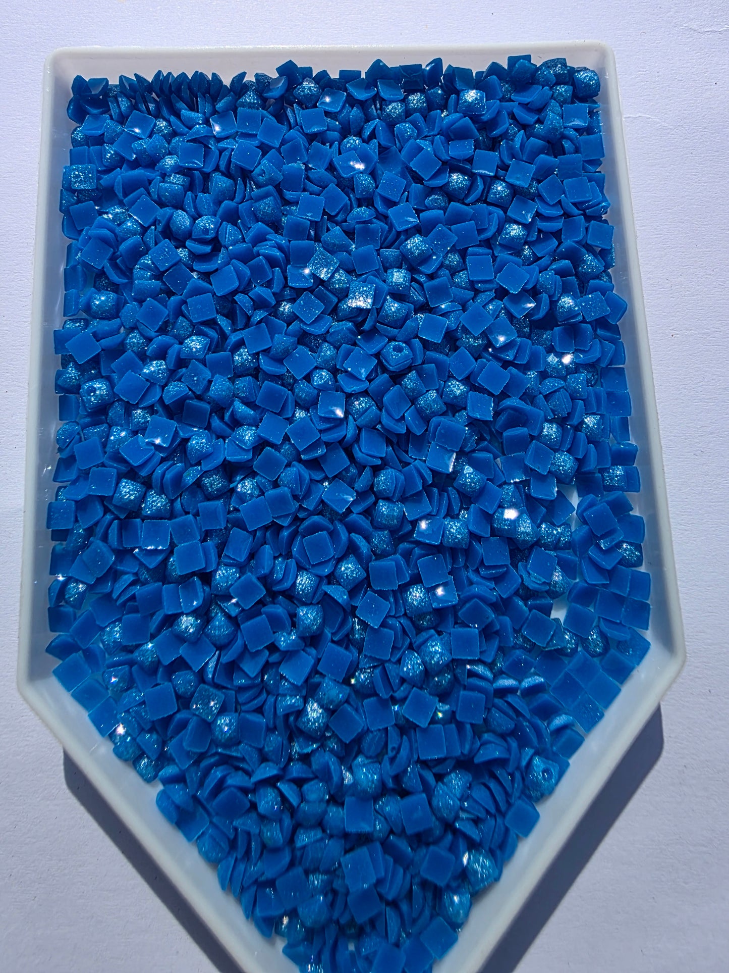 Square Fairy Dust Drills by Silaba Crafts, colorful gemstone-like embellishments for jewelry and craft projects.