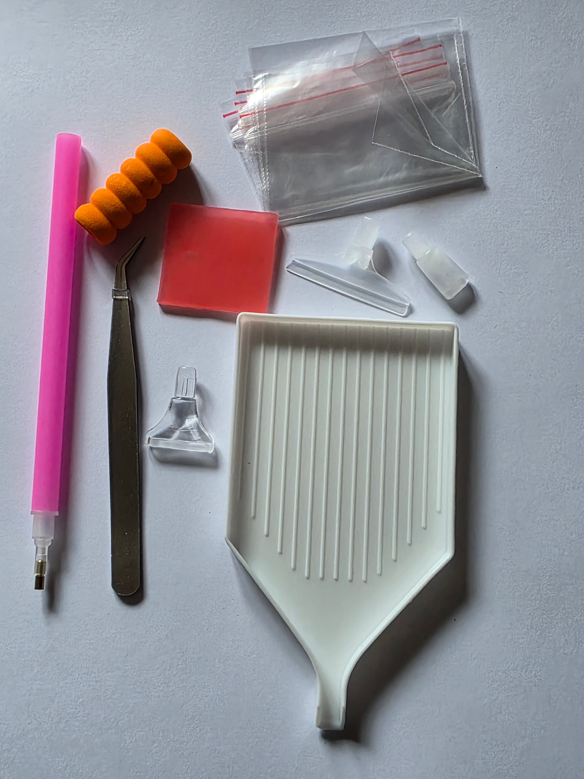 Diamond Art Painting Trays – Large & Small Kits with Tools, Wax, Pen & Tweezers - Silaba Crafts