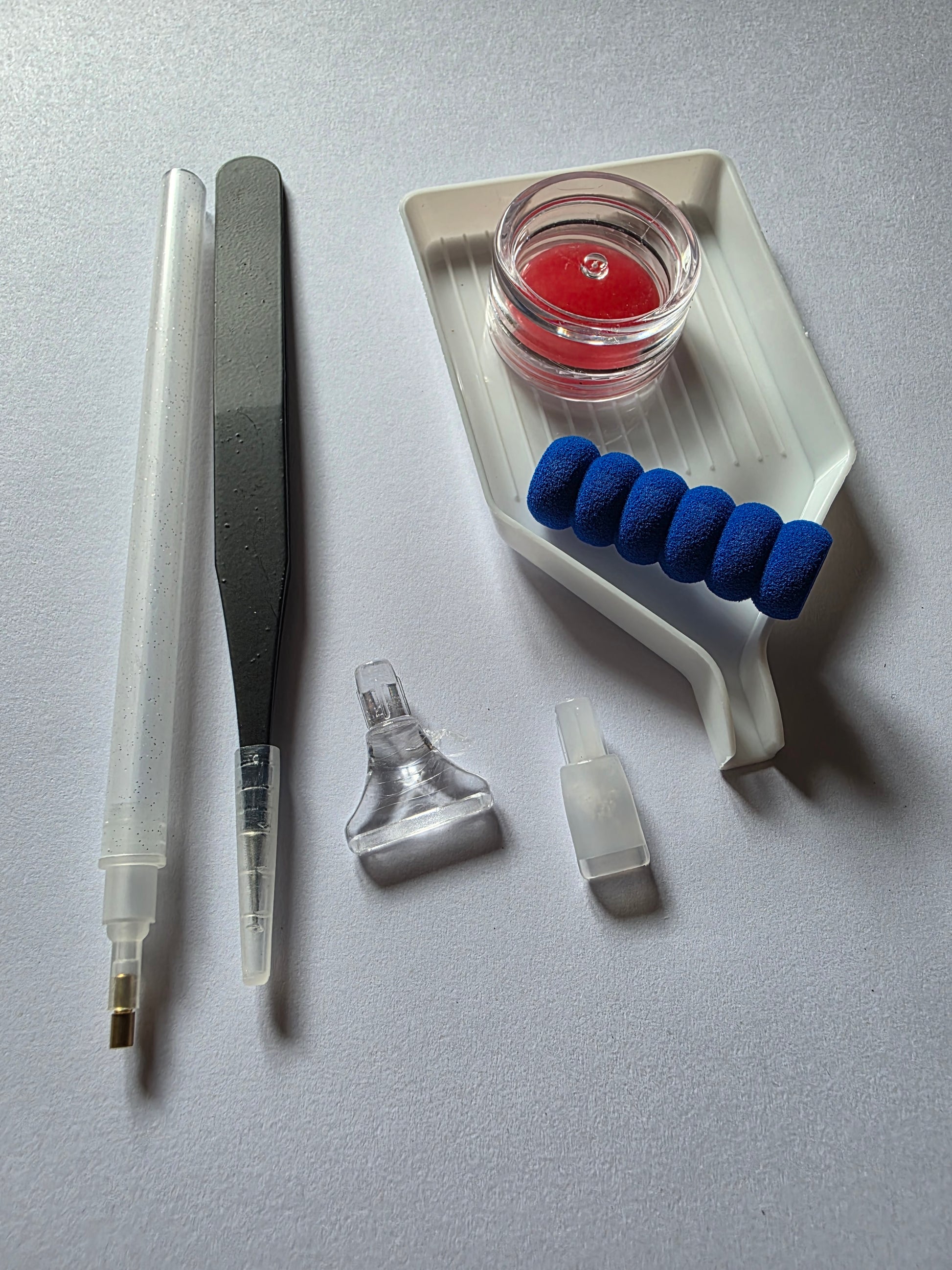 Diamond Art Painting Trays – Large & Small Kits with Tools, Wax, Pen & Tweezers - Silaba Crafts